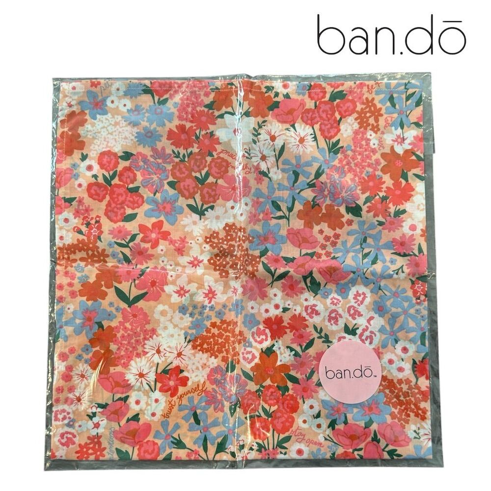 Ban.do Women's Floral Headscarf Multicolor 22"x22"